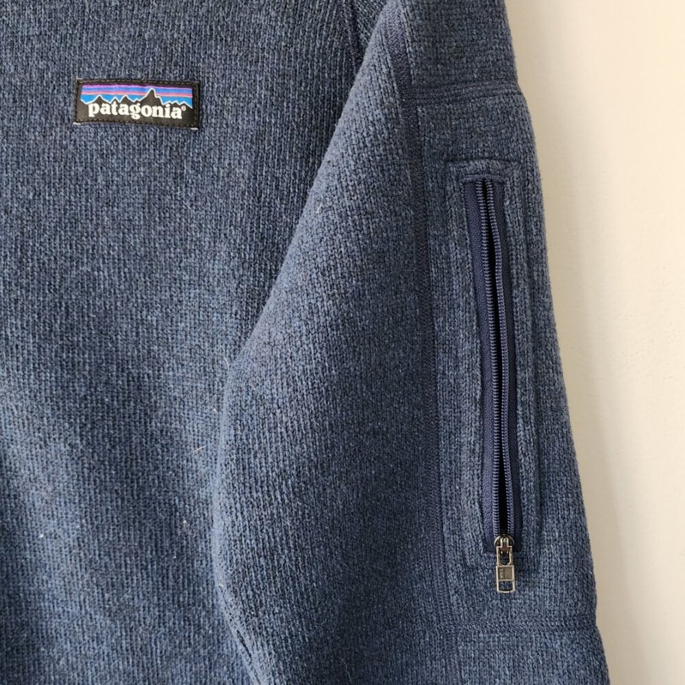 Patagonia Better Sweater Fleece Jacket | Women's Med | Navy Blue 1/4 Zip - Picture 4 of 8